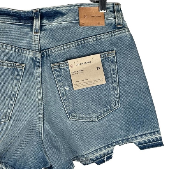 ADRIANO GOLDSCHMIED ALEXXIS HIGH RISE WEDGIE SHORTS NWT WOMEN'S SIZE‎ 29 - Picture 6 of 16